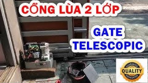 cổng lùa 2 lớp - GATE TELESCOPIC  AUTOMATION