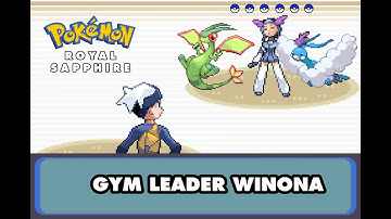 Pokemon Royal Sapphire - VS Gym Leader Winona