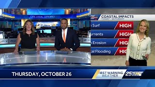 Breezy and partly cloudy for South Florida