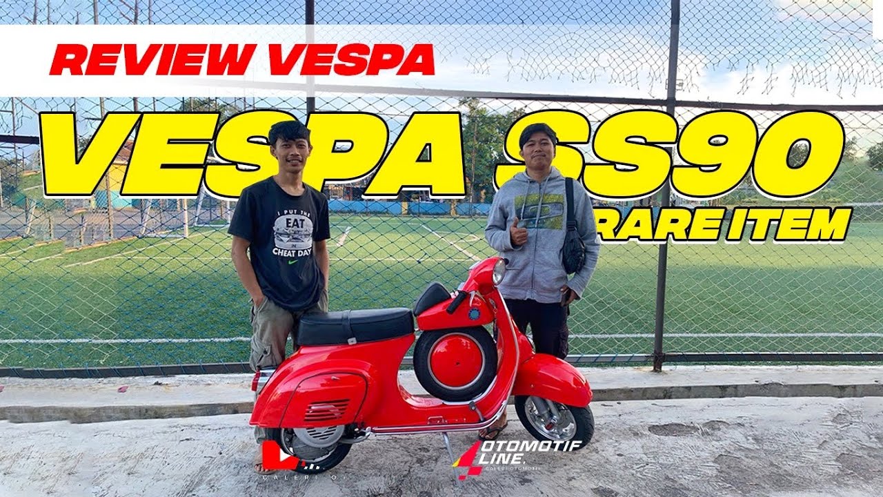 REVIEW VESPA SS90 TAHUN 1970 HARGANYA BISA SEMAHAL ITUH ‼️