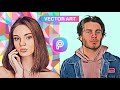 Vector Art | Cartoon Effect | PICSART TUTORIAL