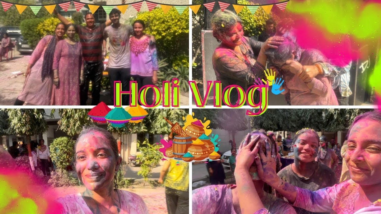 Holi Vlog 2026 🫟❤️ | HOLI CELEBRATION with FAMILY 🫶💗| HOLI 2026 | 