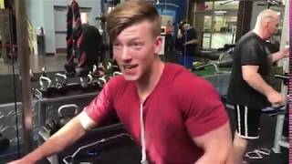 Cameron Hanes Son Justin Truett Hammering a Savage Chest Training