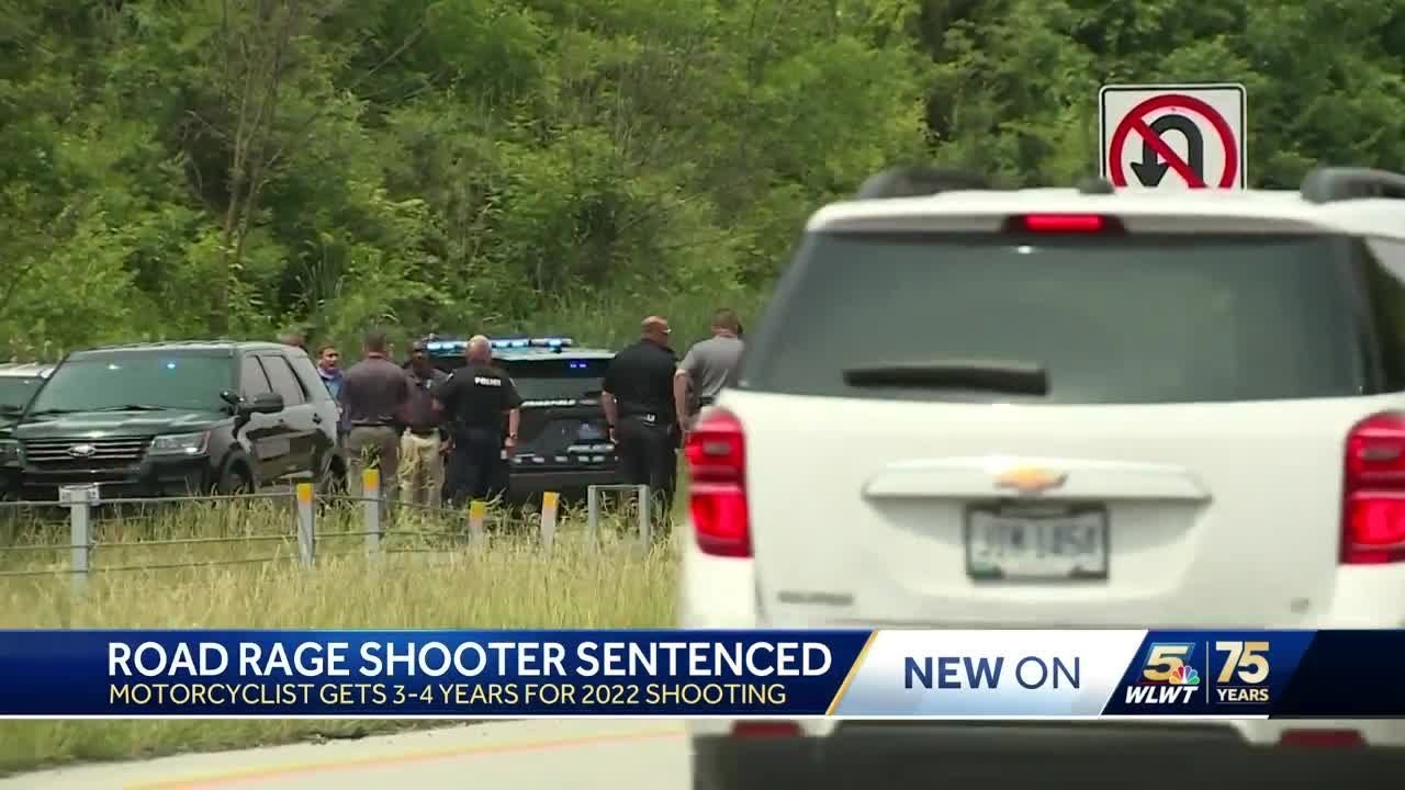Motorcyclist sentenced to 3-4 years in prison in road rage shooting ...