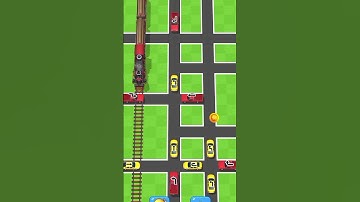 The train is stuck in a traffic jam #cartrafficjam #trafficjam #intersection