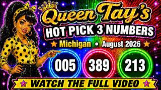 Queen Tay's pick 3 lottery predictions for Michigan and other states.
