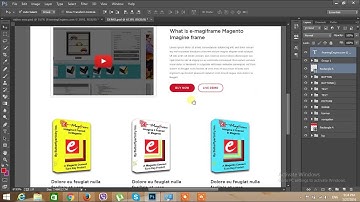 How to design a landing page in photoshop (part 04)