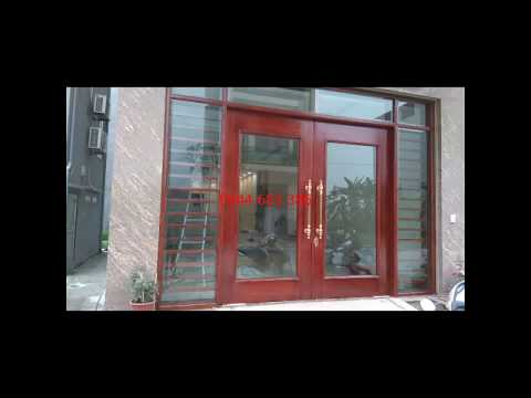 Video Cửa gỗ lim bản lề thủy lực , Cửa gỗ thủy lực, cửa thủy... - youtube
