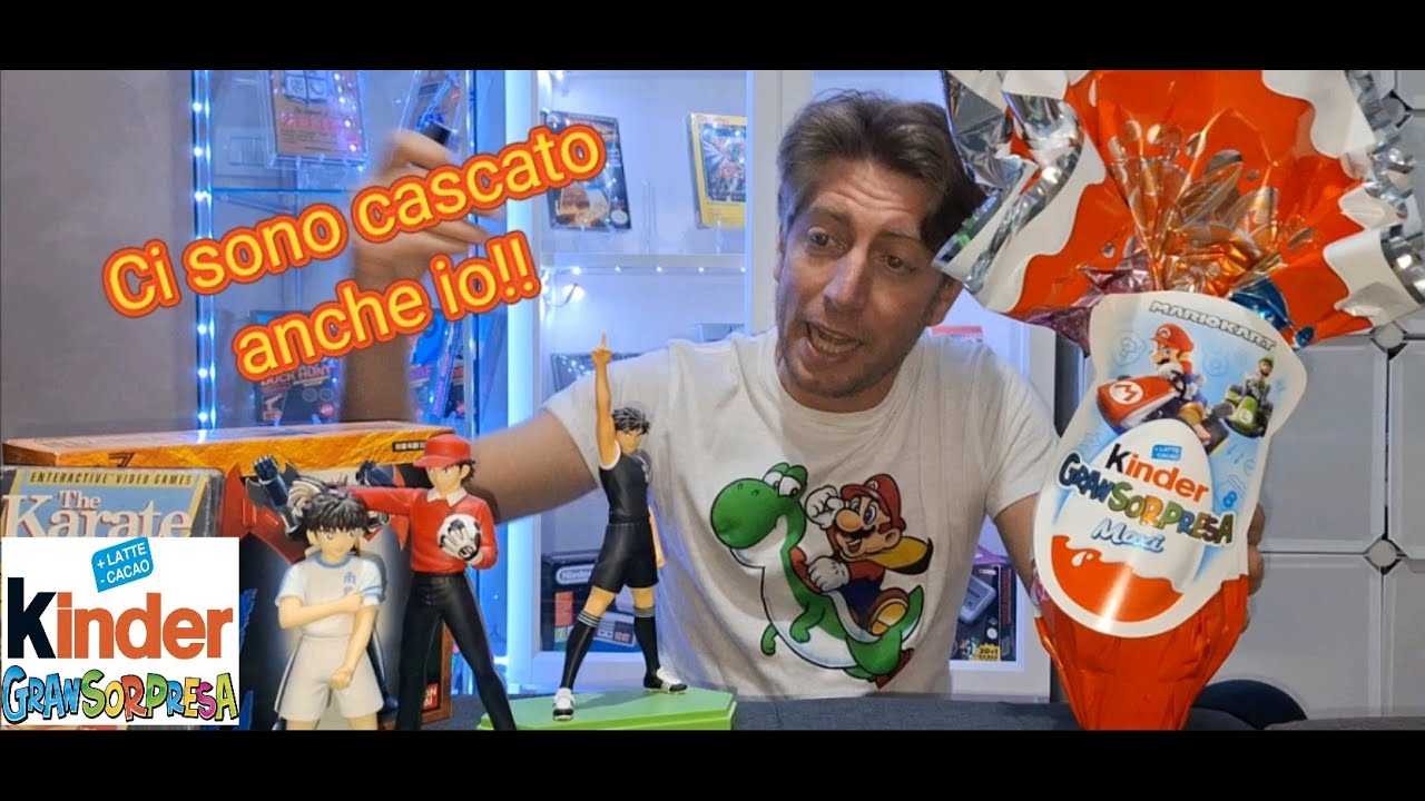 COSA TROVERO??!!APRO L'UOVO DI PASQUA KINDERMAXI DI MARIOKART!!