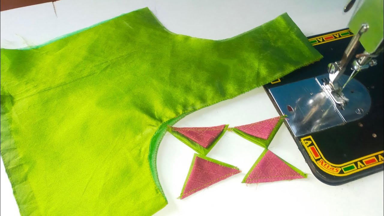 Blouse Back Neck Design Cutting and Stitching // Blouse design 