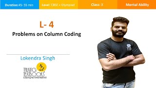 L-4 Problems on Column Coding | Coding Decoding Class 10 | Lokendra Singh | TTB