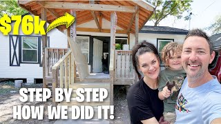 3 Flipped Houses Before and After in 90 Days as Total BEGINNERS!!