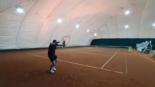 Tennis Forehand Blast with Luxilon 4G Rough screenshot 3