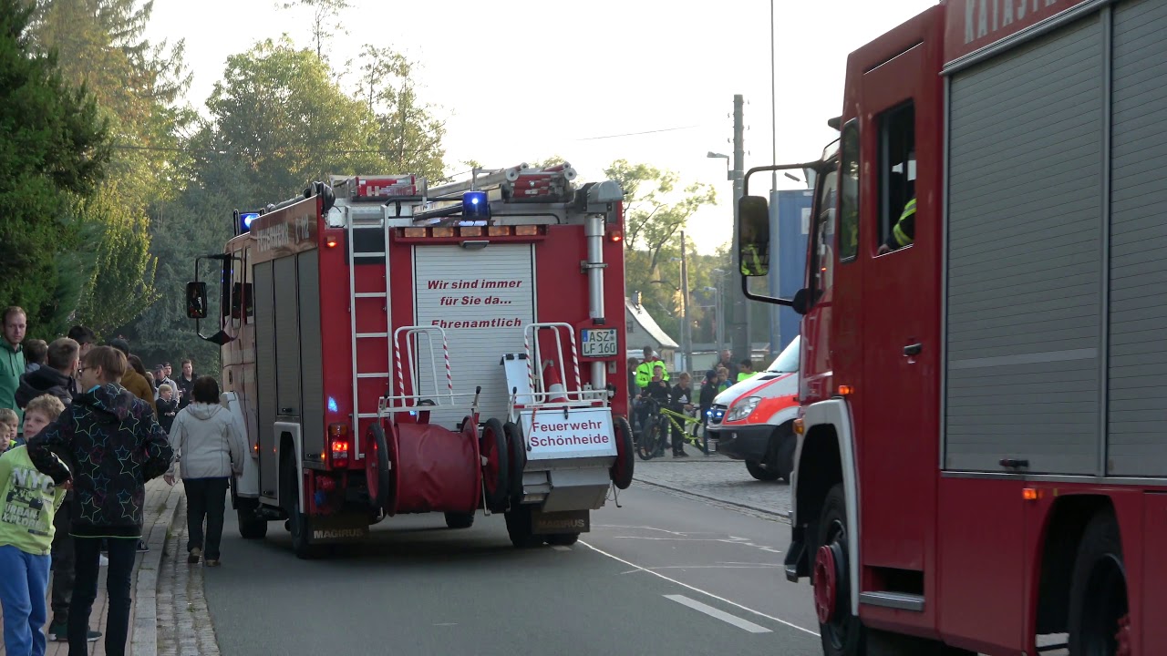 Chemieunfall bei Eurofoam Burkhardtsdorf Großeinsatz Feuerwehr und Rettungsdienst