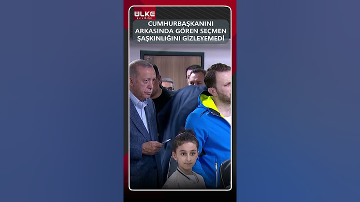 Cumhurbaşkanı Erdoğan'ı Arkasında Gören Seçmen Büyük Şaşkınlık Yaşadı!