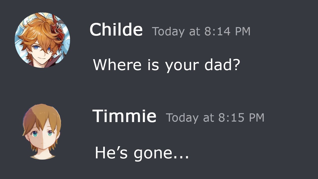 Zhongli uses discord but...