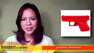 ASP Patended Solid Silicone Made Red Training Gun Glock 9mm/40 Sub, Lightweight Replica Review