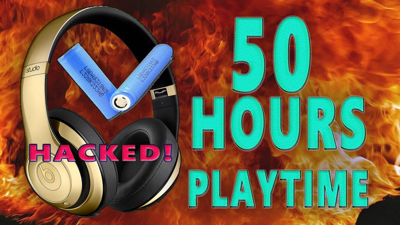 Ultimate Headphones HACK! Replacing Battery With 18650 YouTube