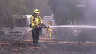 The Gamble Fire Threatens Structures, Evacuation Warnings Take Place | Woodcrest