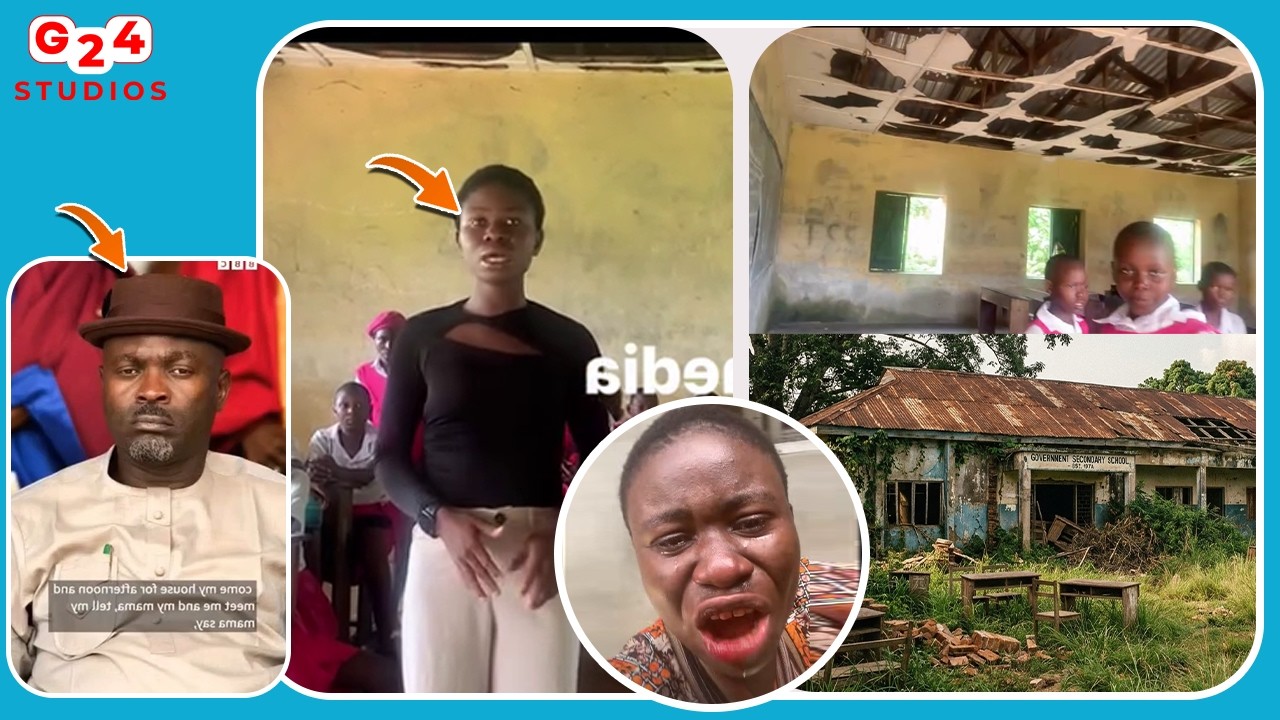 Patriotic Nigerian Lady Be@ten Badly by Local Government Chairman for Exposing School Conditions