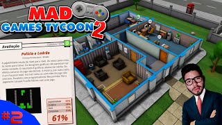 NOSSO PRIMEIRO JOGO É LANÇADO - MAD GAMES TYCOON 2 #2 - (Gameplay/PC/PTBR) HD