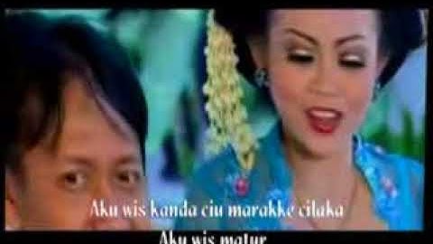Cak Dikin & Wiwid -  Mister Mendem Original Video Clip   Karaoke Version