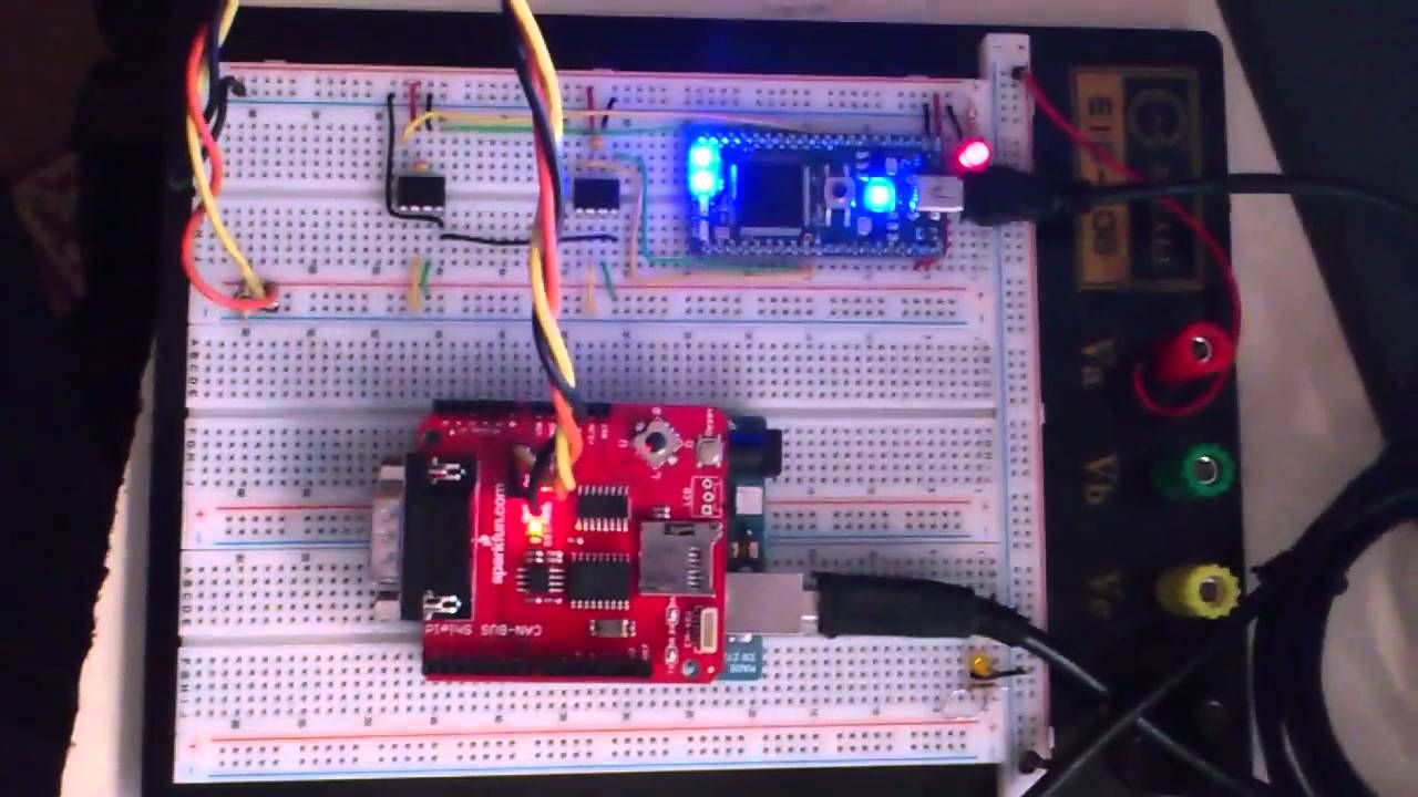 CAN communication Mbed and Arduino - YouTube