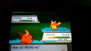 How to catch a Pikachu on Pokemon HeartGold and SoulSilver