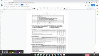 Research Paper Rubric-ENGL 1101 Updated for APA7