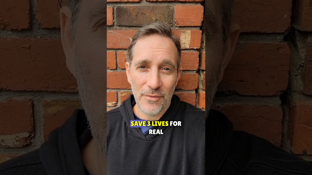 Save 3 LIVES For Real - It's SO Easy