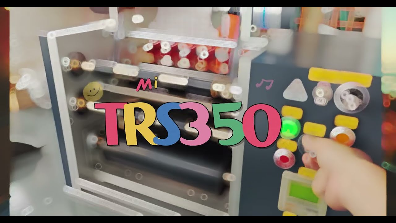 Mini barcode ribbon slitting rewinding machine