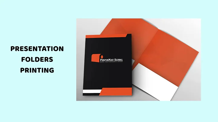 Presentation Folders Printing 20% off for first-time customers