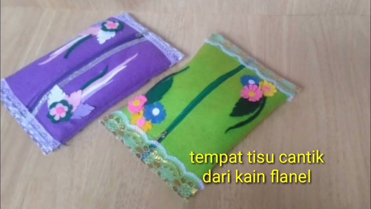  tempat tisu dari  kain  flanel  YouTube