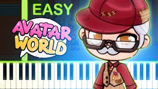 School Theme Song | AVATAR WORLD - EASY Piano Tutorial