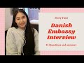 Capture de la vidéo Danish Embassy Interview | [Questions And Answer To Aupair Applicant ]Aupair Journey