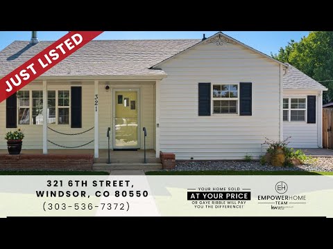 321 6th Street, Windsor, CO home video tour