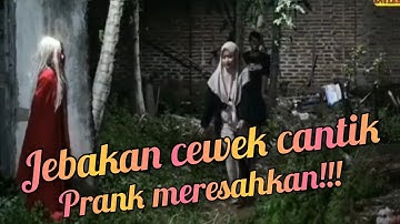 Prank jebakan kuntilanak | bukanya serem malah lucu😂😂
