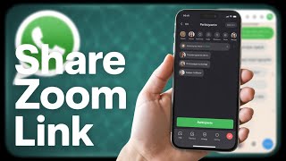 How to Send Zoom Meeting Link on WhatsApp on Android phone
