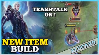 Alucard New Build + Master the Trashtalker | MLBB