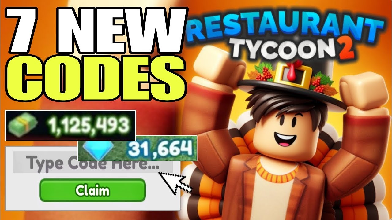 *NEW* RESTAURANT TYCOON 2 ROBLOX CODES RESTAURANT TYCOON 2 CODES