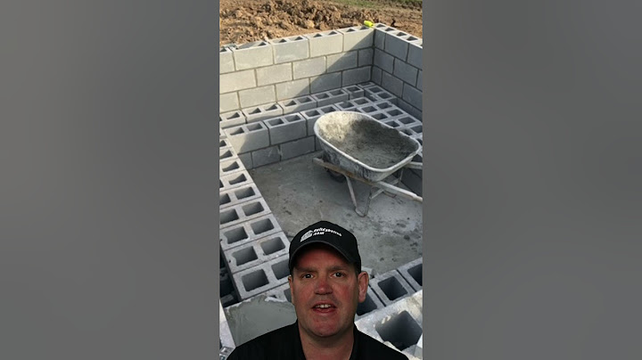 Building a #diy #hottub from CMU Blocks - simple and easy to do