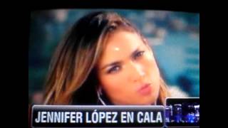 JENNIFER LOPEZ on CNN en Español's Cala 13/6/12 Panama