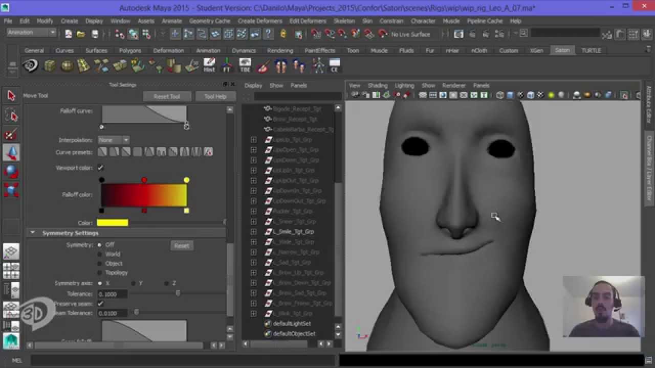 40 - Rigging - Targets parte 2 - Tutorial Personagem 3D - Maya - YouTube