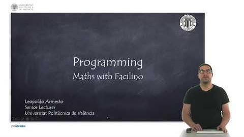 39/74 IoT MOOC Part I:  Programming  Maths with Facilino
