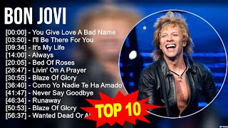 B o n J o v i Greatest Hits 🎵 Billboard Hot 100 🎵 Popular Music Hits Of All Time