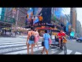 ⁴ᴷ NYC Summer Walk: Exploring Times Square, Grand Central Terminal, Bryant Park via Broadway 🔥