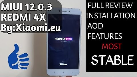 Redmi 4X MIUI 12.0.3 ANDROID 10 | Stable Rom | Better Performance MIUI 12 SANTONI | Bugs Fixed