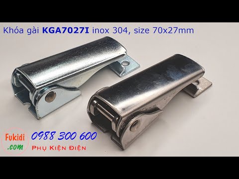 Video Khóa gài nhanh, có thể thay đổi chiều dài, inox 304... - youtube