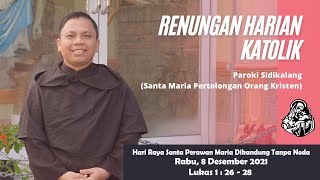 Renungan Harian Katolik, Rabu 8 Desember 2021