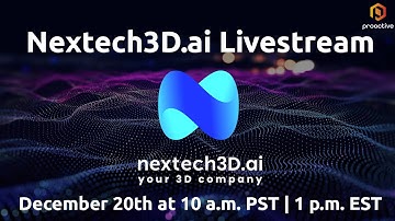 Proactive Livestream: 2023 Business Review of Nextech3D.ai, ARway and Map D